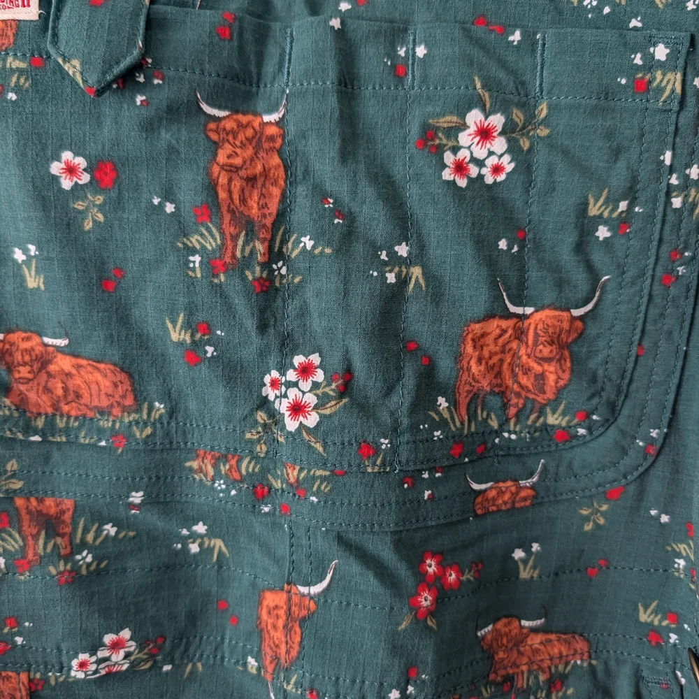 Floral Green Women's Jumpsuit - Picture 3 of 7
